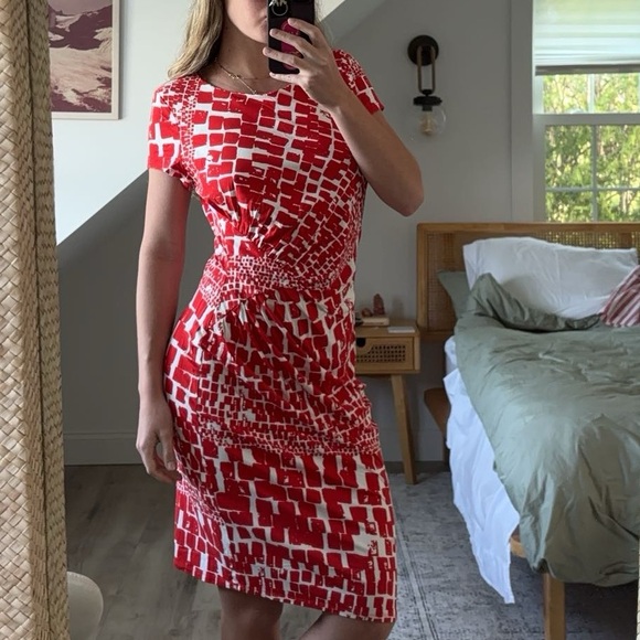 Red and white dress from Phase Eight - Picture 3 of 5